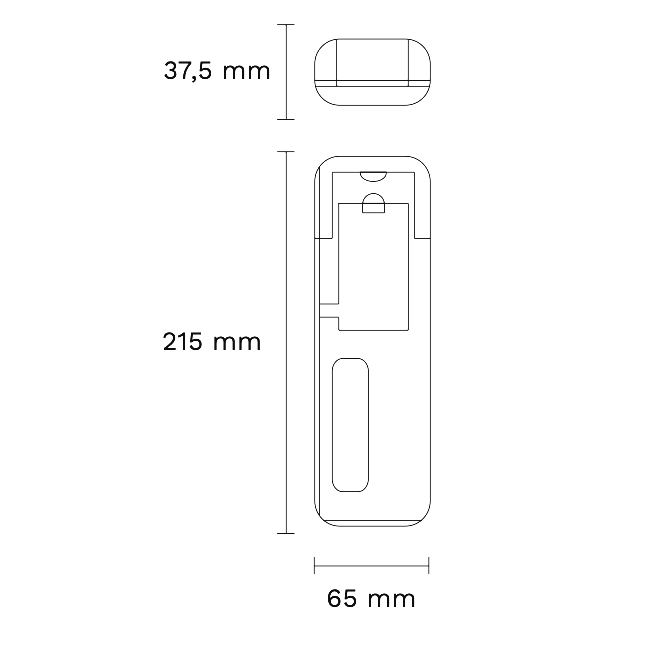 LUZ DE EMERGENCIA AUTONOMA DE 30 LED BATERIA LITIO ION 3.7V 4AH GAMA SONIC (GS30)