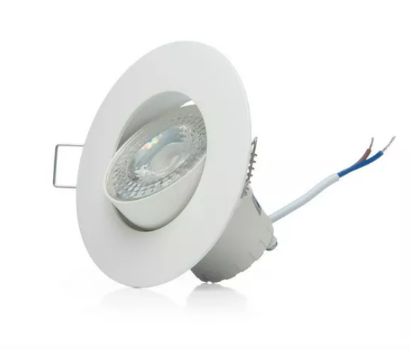 EMPOTRABLE LED REDONDO ORIENTABLE 6W 36° 240V LUZ CALIDA SICA (911280)