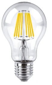 LÁMPARA LED E27 FILAMENTO 4W 100-240V AMARILLO (BFA60-4Y)