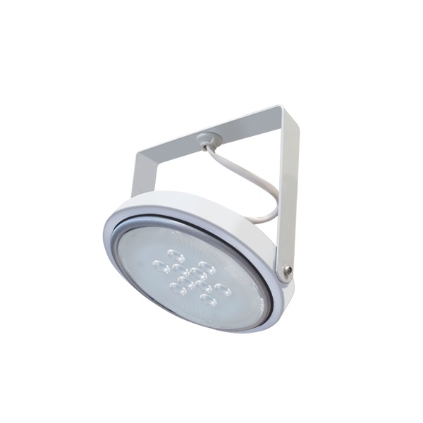 SPOT VINCHA PARA AR111 LED E27 BLANCO C/HORQUILLA RAYE (G6172-01)