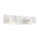 APLIQUE LED 12W LUZ CÁLIDA 2L BLANCO MARKAS (L0212B)