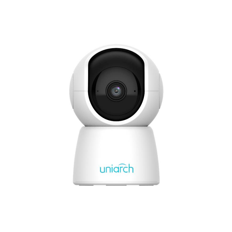 CAMARA IP UNIARCH INTERIOR INTELIGENTE PARA HOGAR LENTE FIJA 4MM, MICRÓFONO Y ALTA VOZ, DETECCION DE CUERPO HUMANO IP20 IR10M (Uho-S2E)