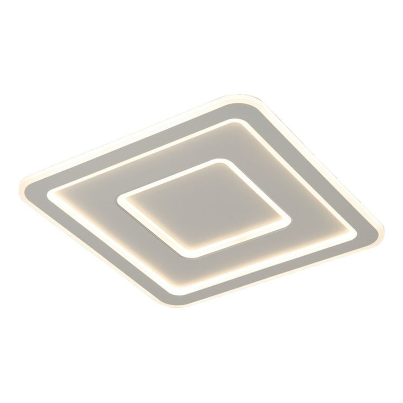 GAP APLIQUE LED BLANCO CALIDO 30W 35X35 TEXTURADO BLANCO Y CROMO 180°