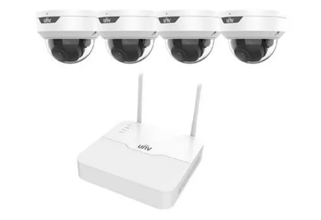 KIT WIFI 4 CAMARAS DOMO WIFI + DVR  (KIT/NVR301-04LS3-W/4*322LB-ABF28WK-G) MACROLED