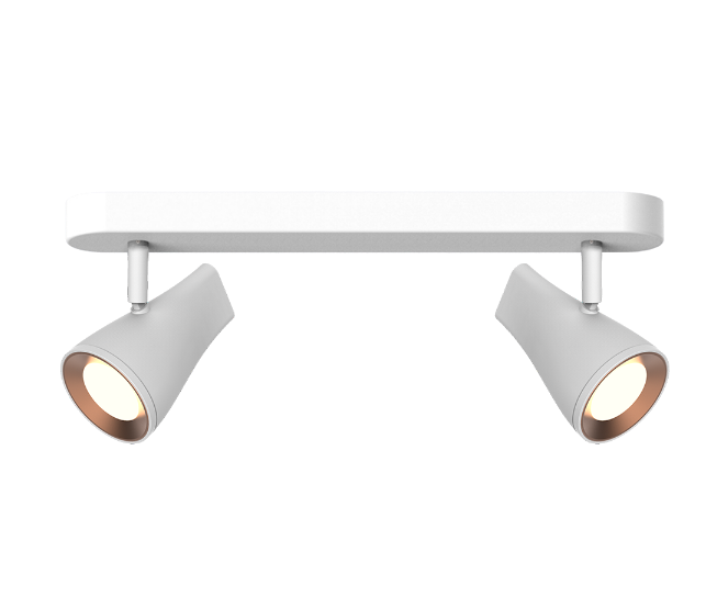 APLIQUE LED 12W 4000K BLANCO CON DETALLE COBRE BASE 37X5 CM MARKAS (L1812)