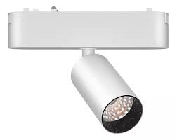 CABEZAL MOVIL ANTIDESLUMBRAMIENTO BLANCO PARA RIEL MAGNETICO SKYLINE ø31MM MACROLED, DC48V, 7W, 2700K, 24°, RA>90 SKYLINE (RMS-CM-B-7W-24G-WW)