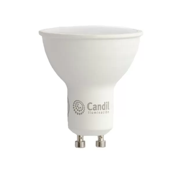 LÁMPARA LED GU10 7W 220V 6500K FRIA CANDIL (LGU-1807-65)