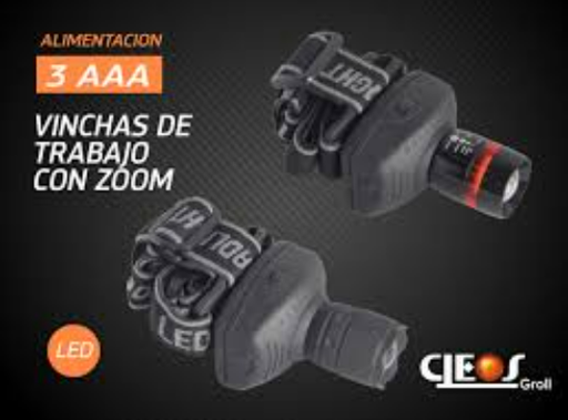 [2501300] VINCHA 1 LED ULTRA BRILLO FOCO REGULABLE SIN PILAS (CL-H373WB)