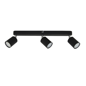 [9519177] SUR III APLIQUE 3 LUCES GU10 DICRO NEGRO 180° (5000/03/NE)