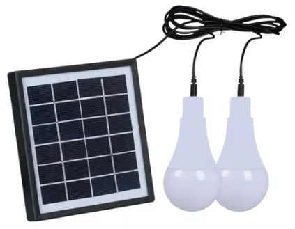 [6901147] DOS LAMPARAS SOLAR 5W E.27 LITEX (LX450/2X5W)